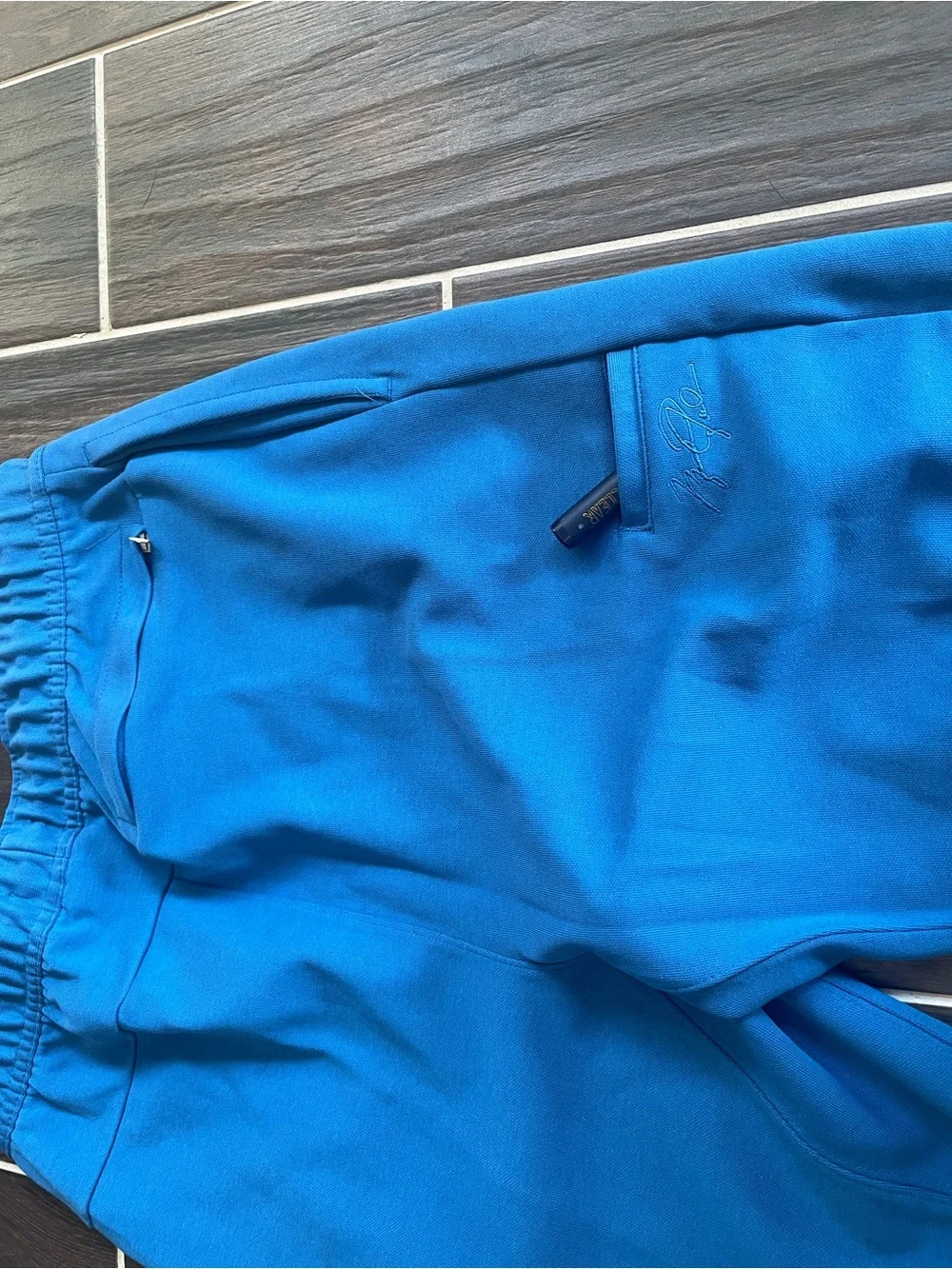 Jordan Royal Blue Athletic Joggers with Embroidered Jumpman